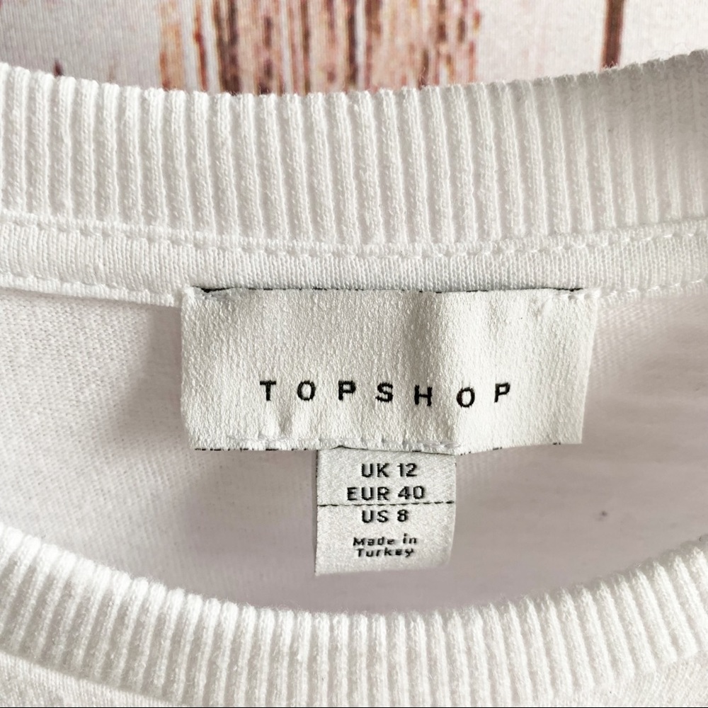 TOPSHOP 2nd Life Movement Skater Long Sleeve Tee - Picture 3 of 5